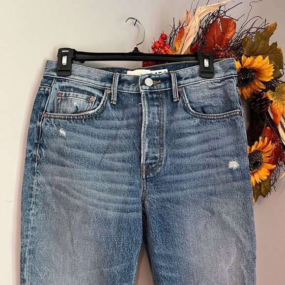 Boyish Womens Jeans THE EARNEST Distressed Frayed Bottom Sz 23 in BELL TOLLS - Picture 3 of 12